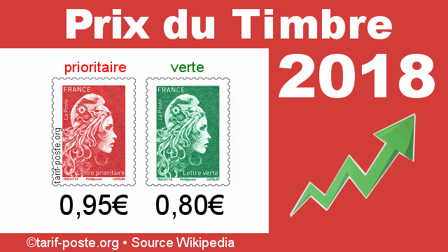 prix du timbre 2018
