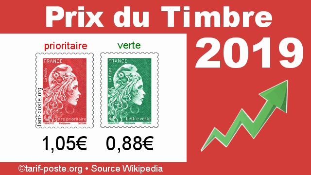 prix du timbre 2019