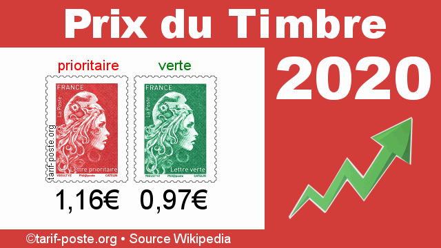 prix du timbre 2020