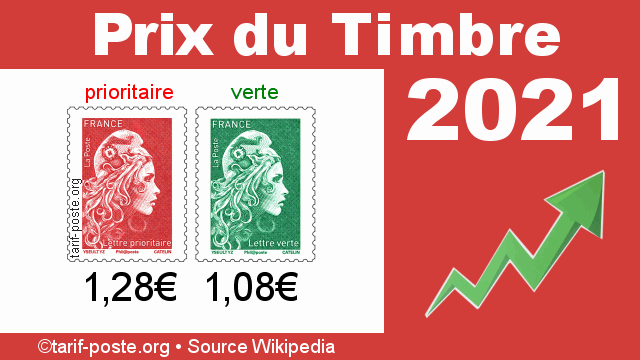 prix du timbre 2021