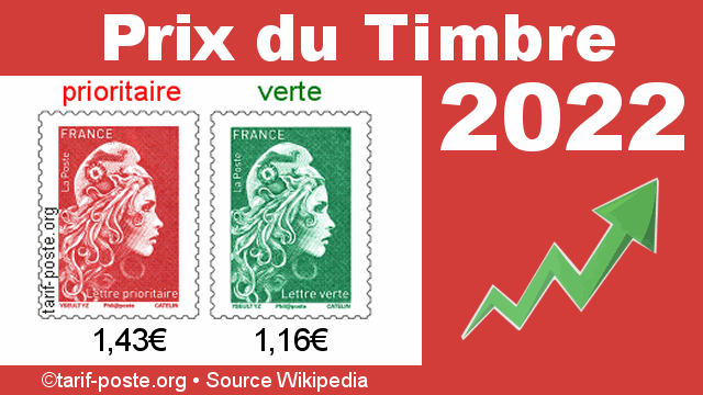 prix du timbre 2022