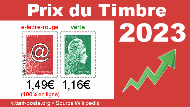 prix du timbre 2023